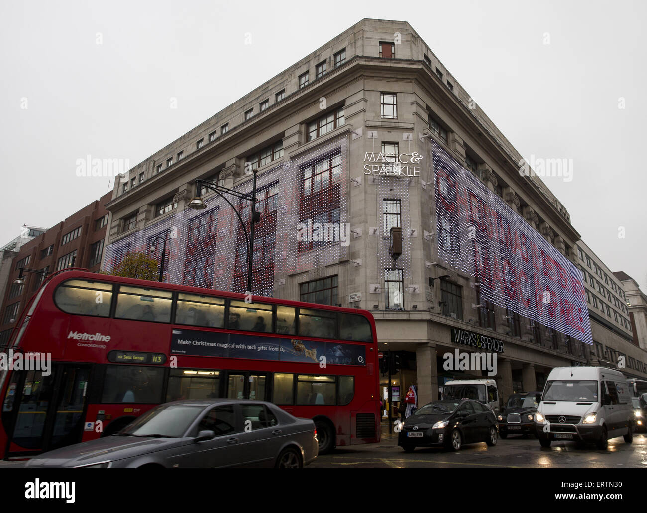 Shoppers brave the dismal weather to visit the shops in London's West