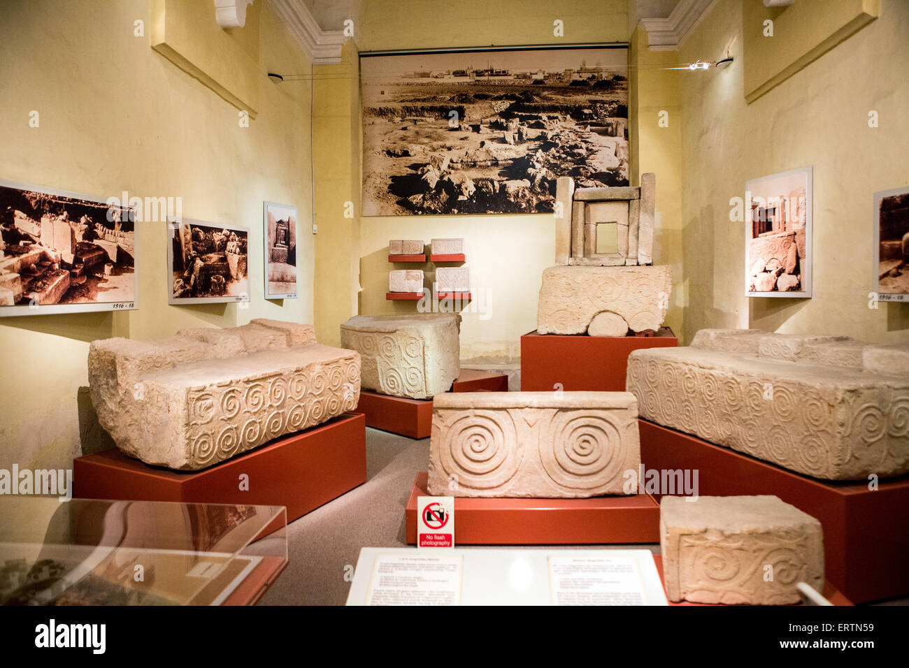 National Museum Of Archeology Valletta Malta Stock Photo Alamy
