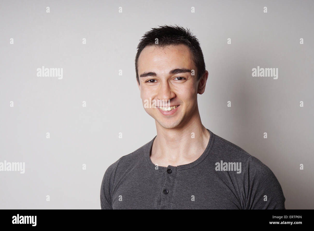 smiling young man Stock Photo