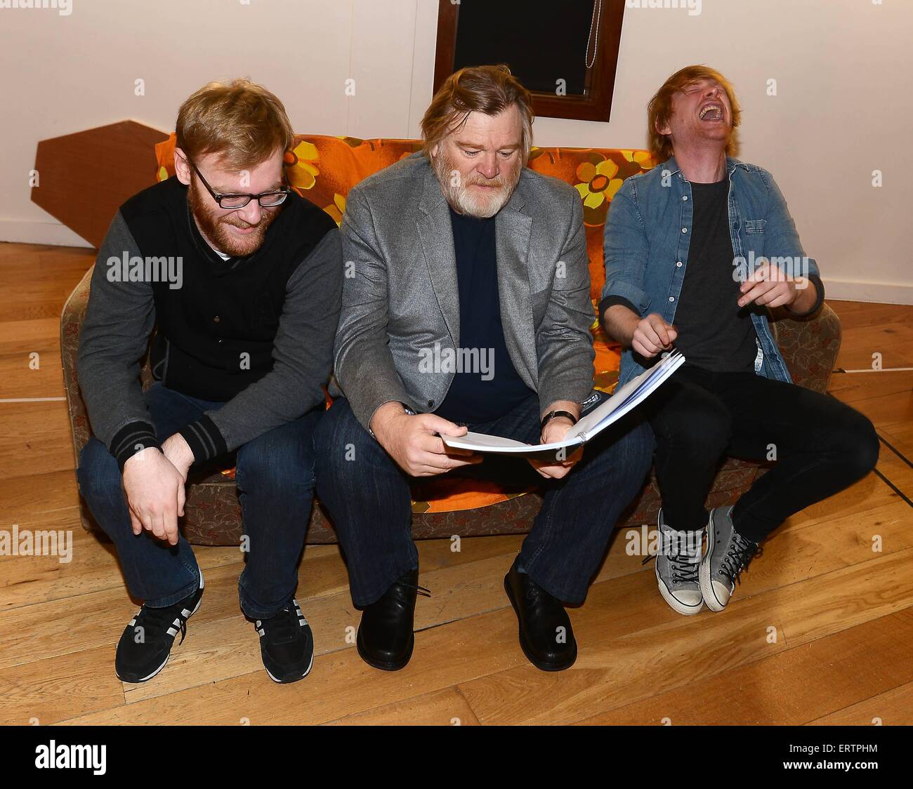 Actor family brian gleeson brendan hires stock photography and images