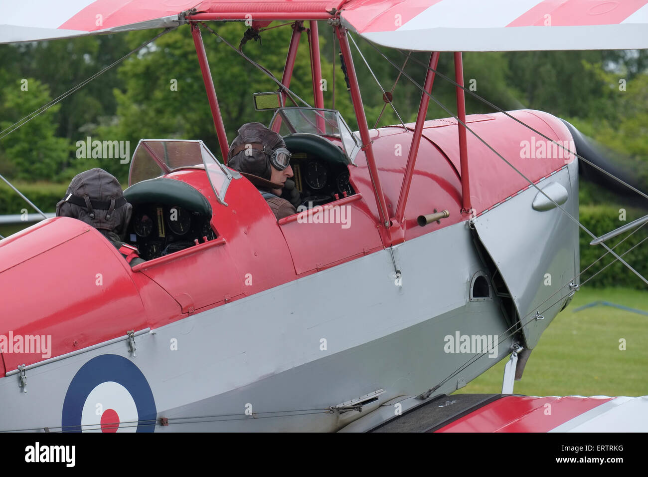 A De Havilland DH82a Tiger Moth Biplane Of The Shuttleworth Collection A De Havilland DH82a Tiger Moth Biplane Of The Shuttleworth Collection