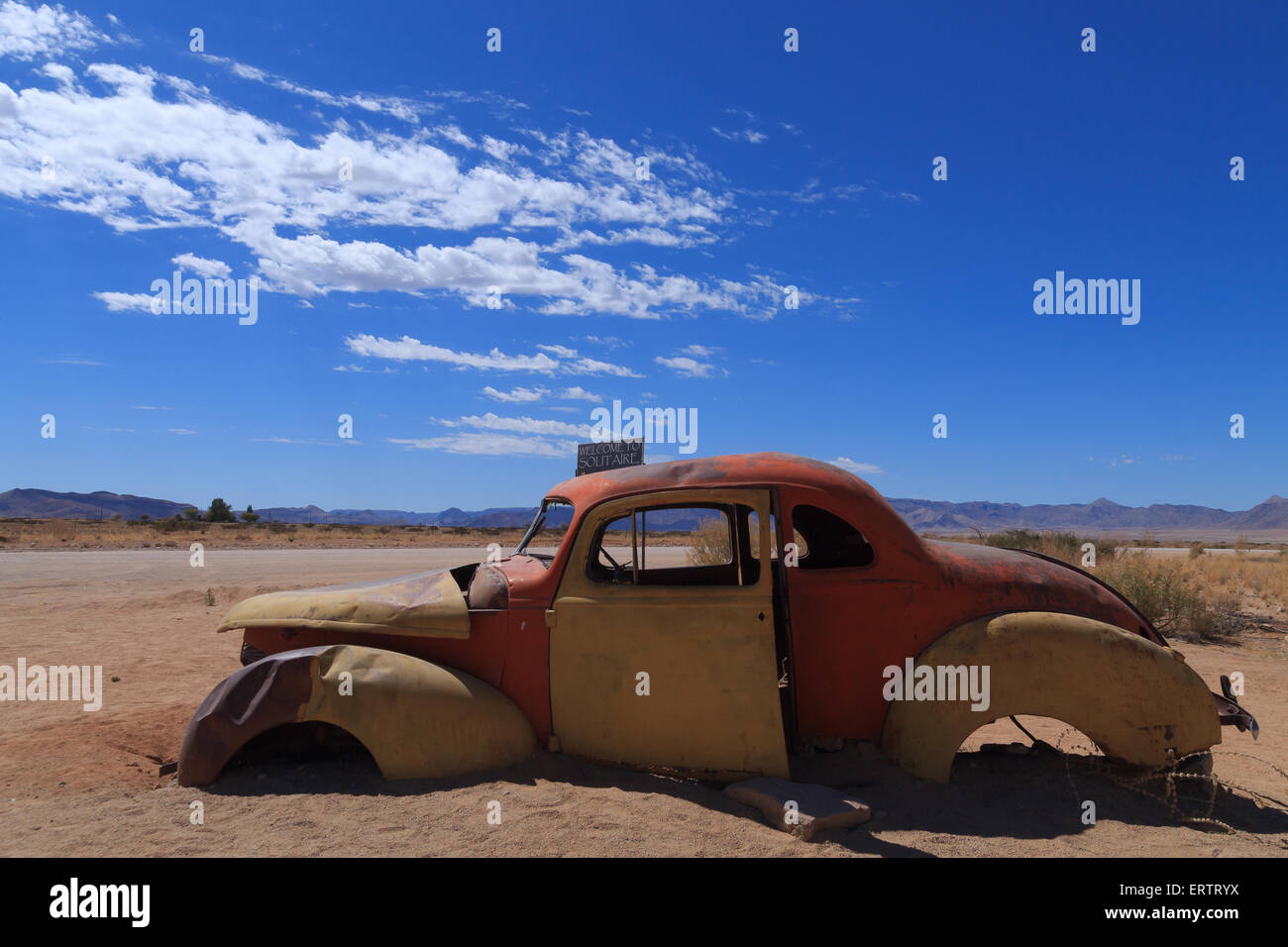 Abandoned car from Solitaire, Namibia Stock Photo - Alamy