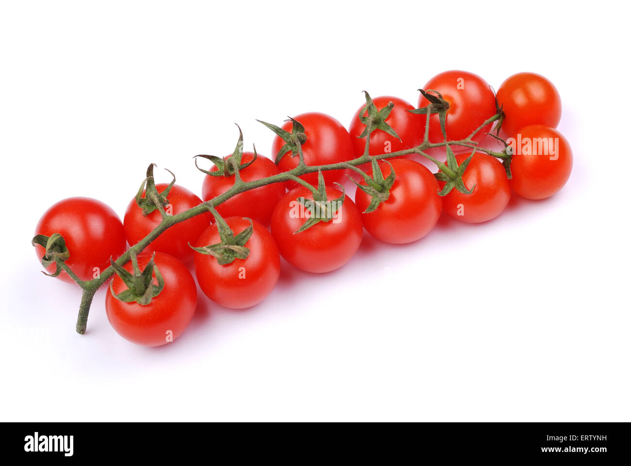 Cherry tomatoes isolated on white background Stock Photo - Alamy