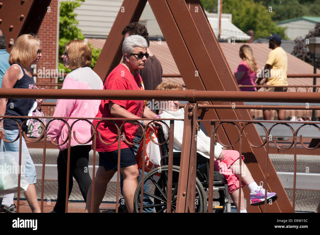 Canal Days in Fairport NY USA Stock Photo Alamy