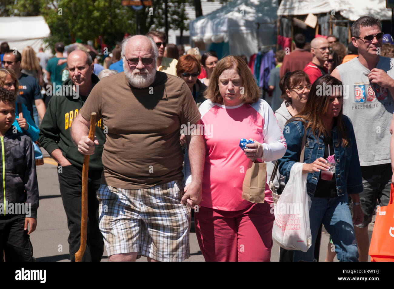 Canal Days in Fairport NY USA Stock Photo Alamy