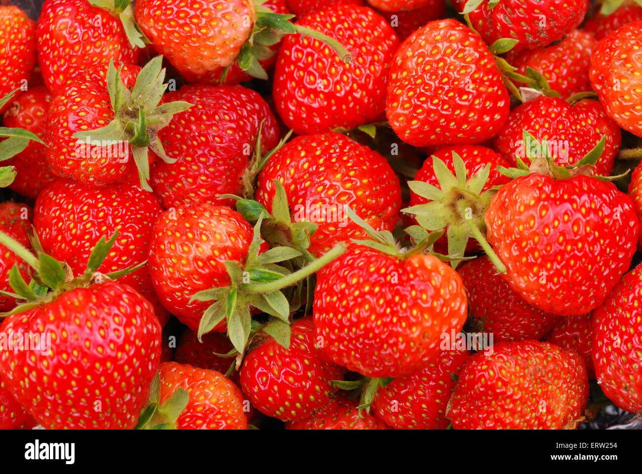 Background from fresh strawberry Stock Photo - Alamy