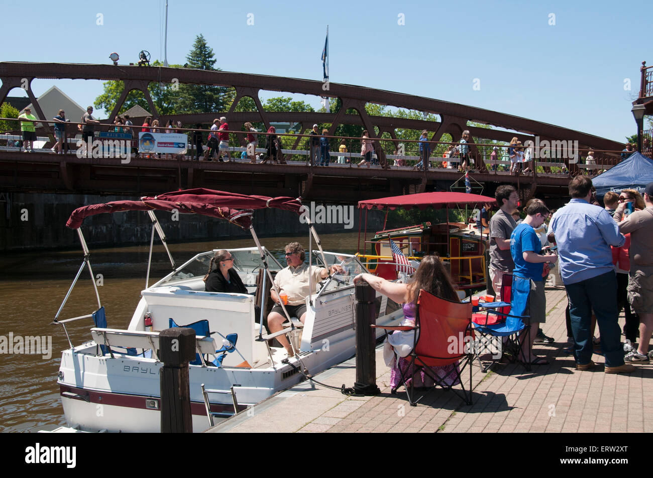 Canal Days in Fairport NY USA Stock Photo Alamy