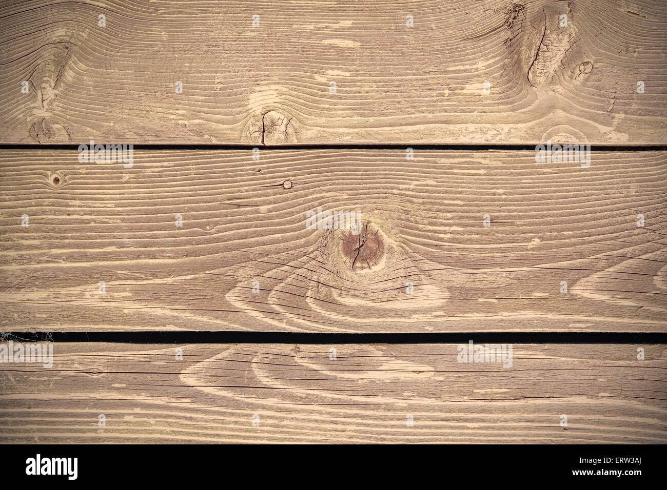 Old natural wooden wall, texture or background. Stock Photo