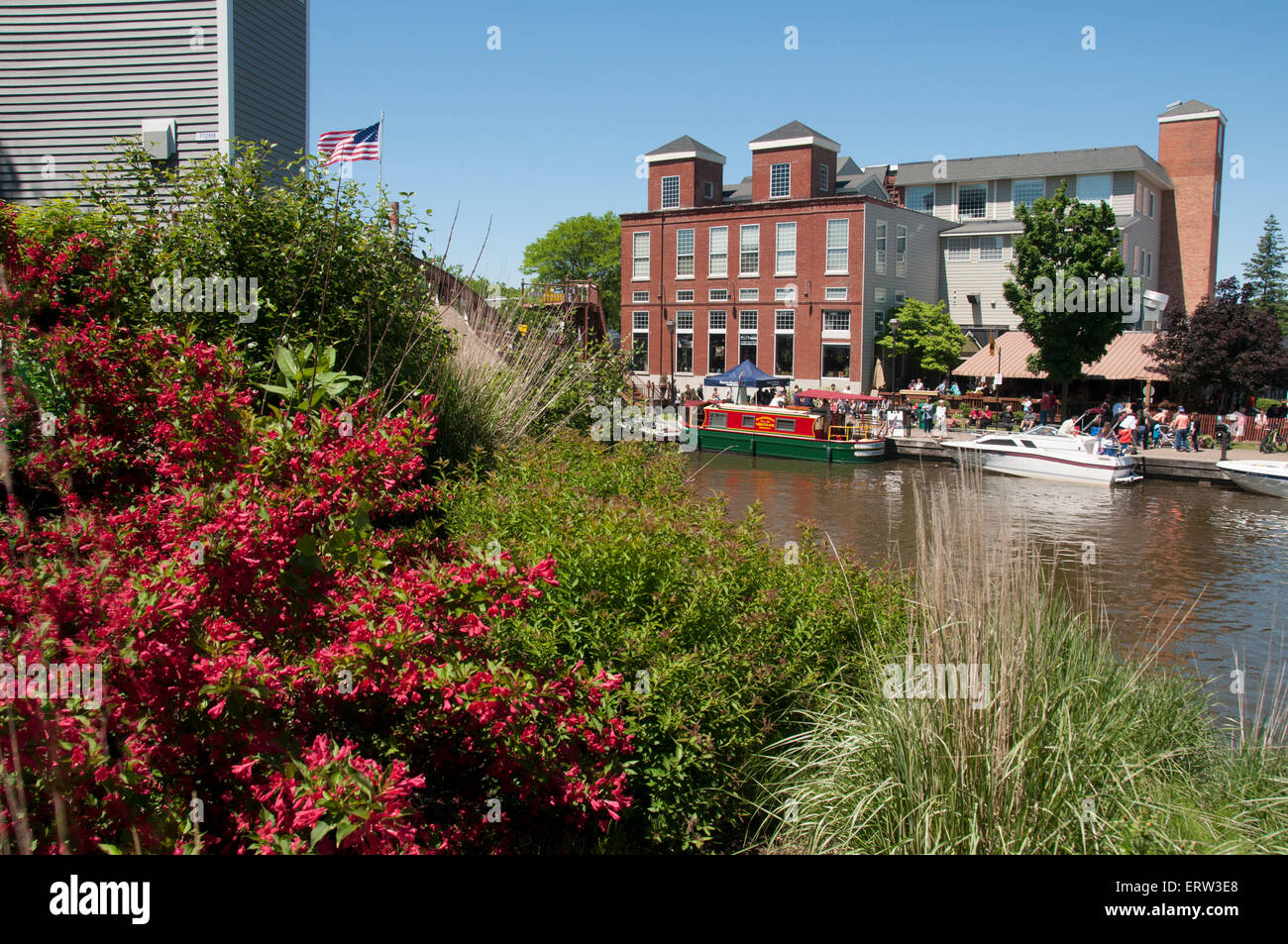 Canal Days in Fairport NY USA Stock Photo Alamy