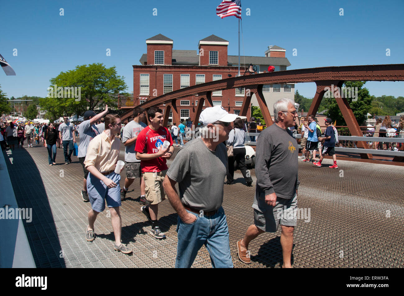 Canal Days in Fairport NY USA Stock Photo Alamy