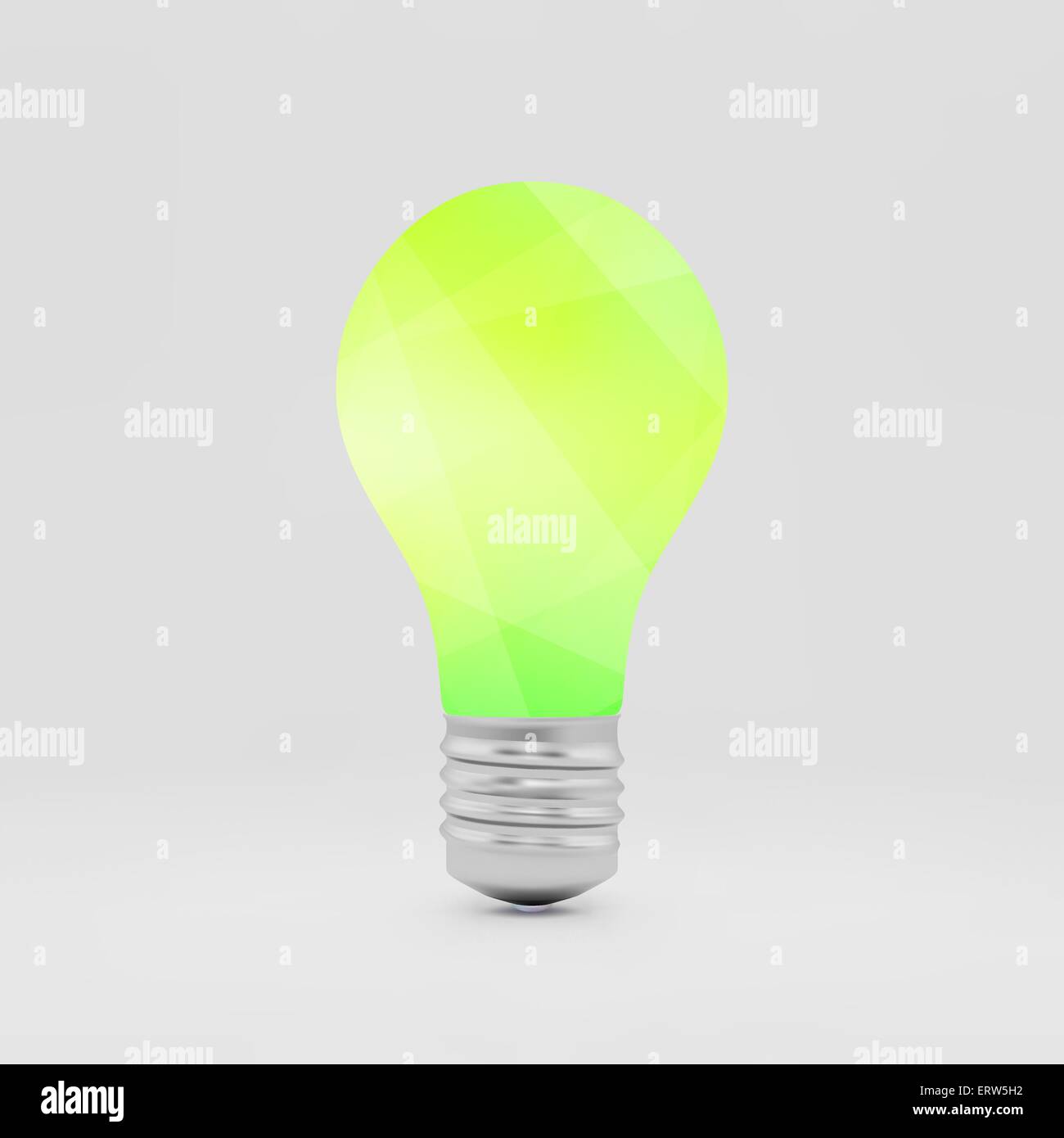 Lightbulb idea symbol. 3d vector illustration. Can be used for your business presentation. Stock Vector