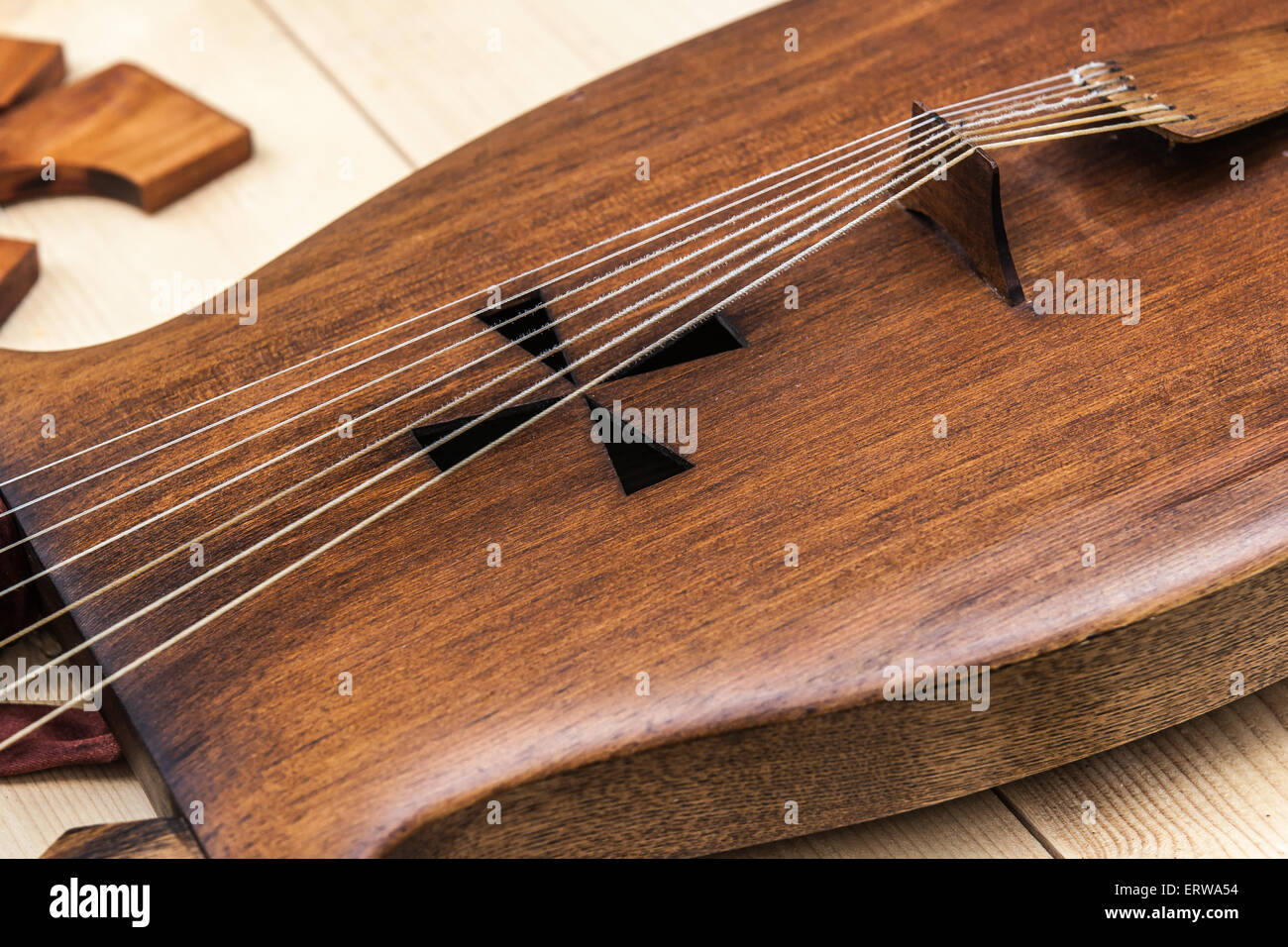 Closeup view of a lyre the ancient Musical instrument Stock Photo Alamy