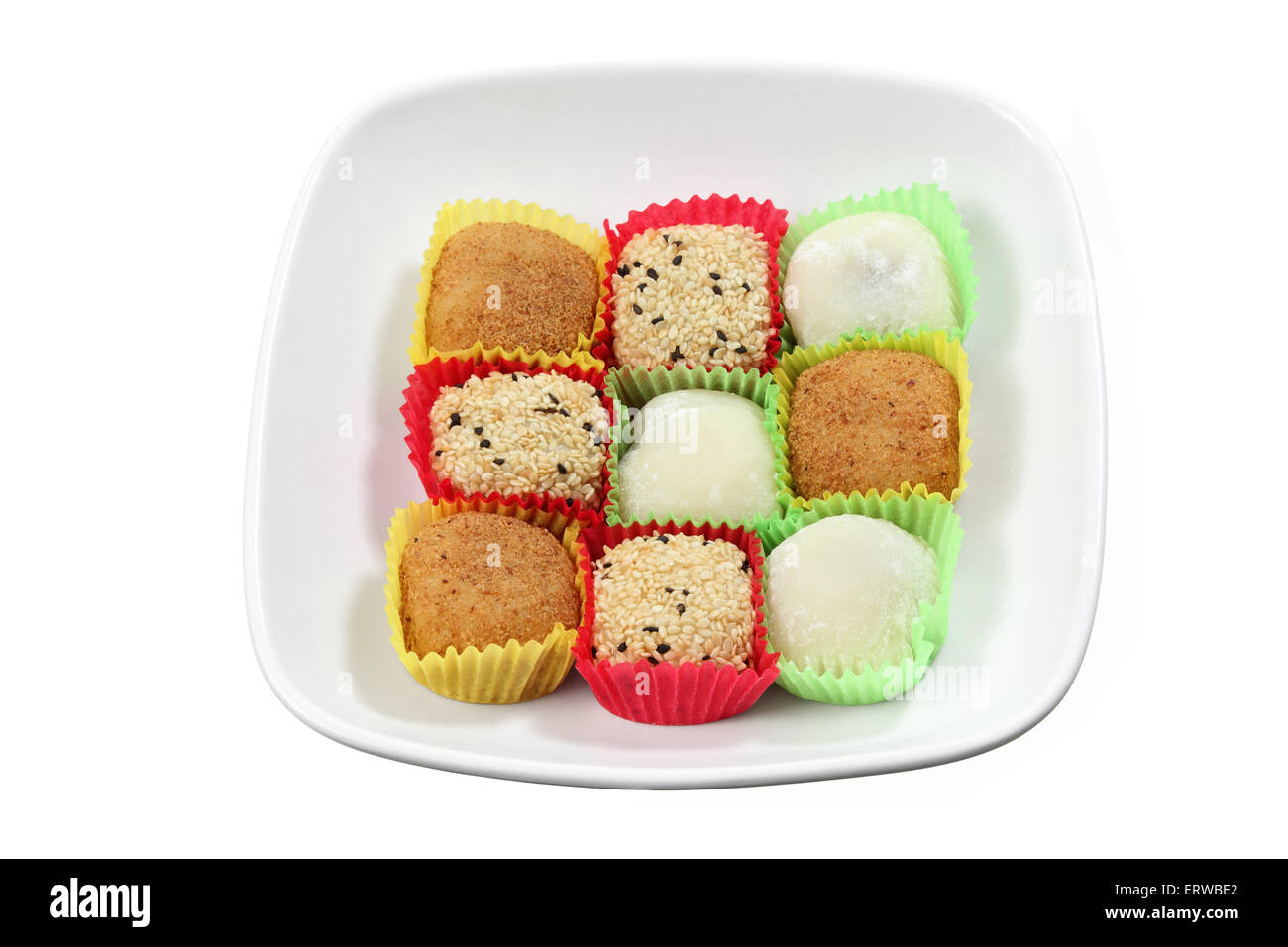 Japanese Mochi Stock Photo