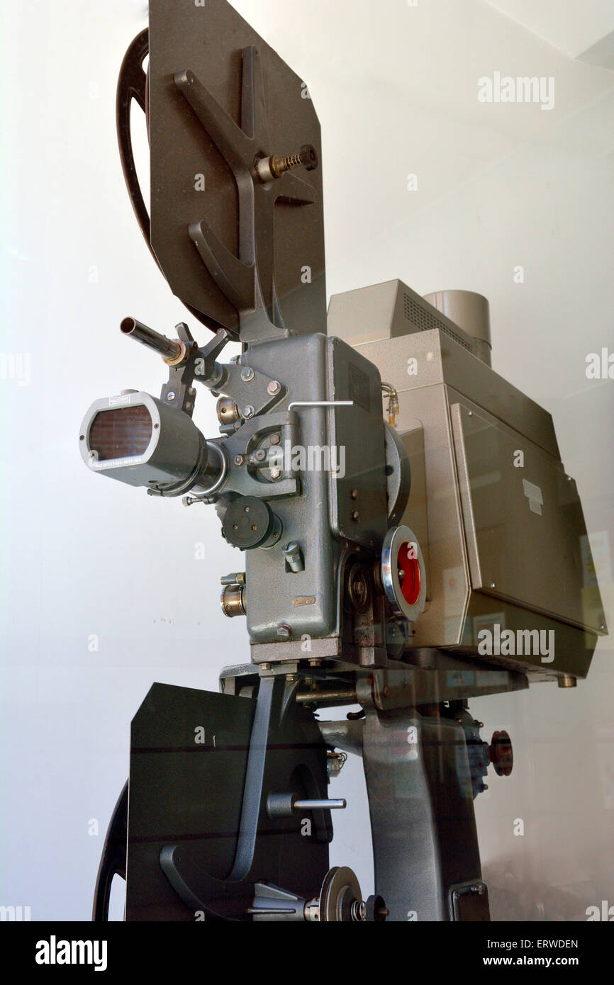 35mm cinema film projector Stock Photo