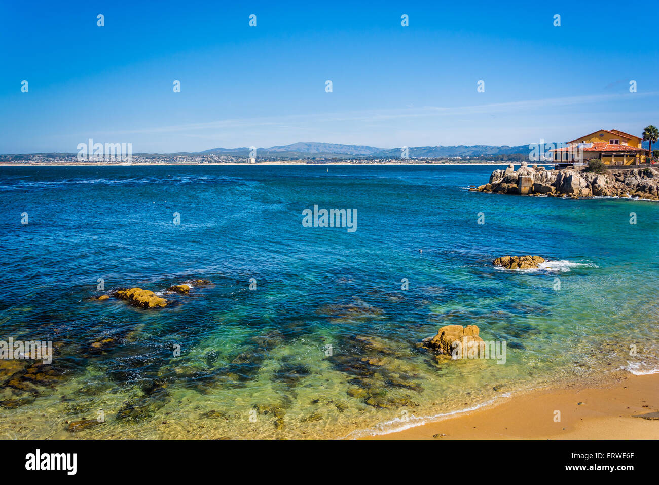 Beach near Cannery Row in Monterey, California Stock Photo Alamy