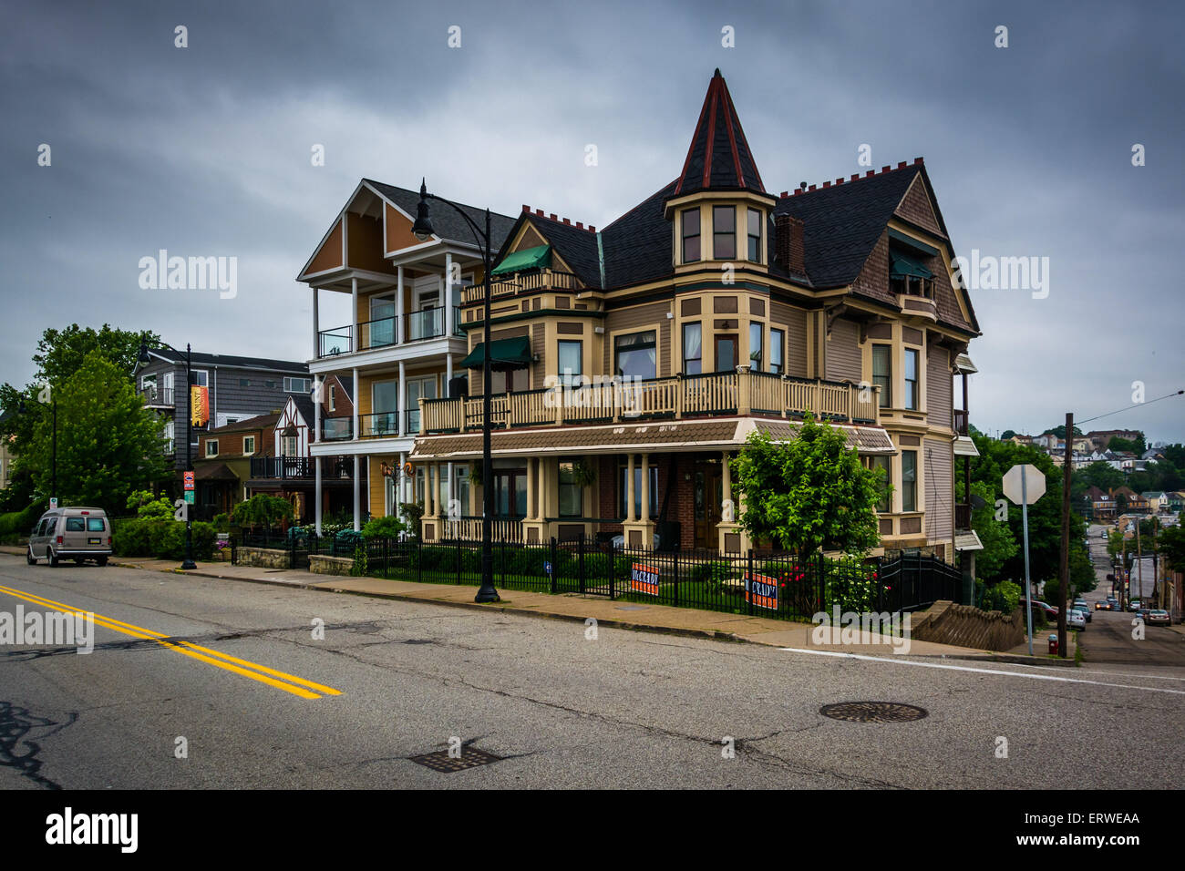House along Grandview Avenue, in Mount Washington, Pittsburgh