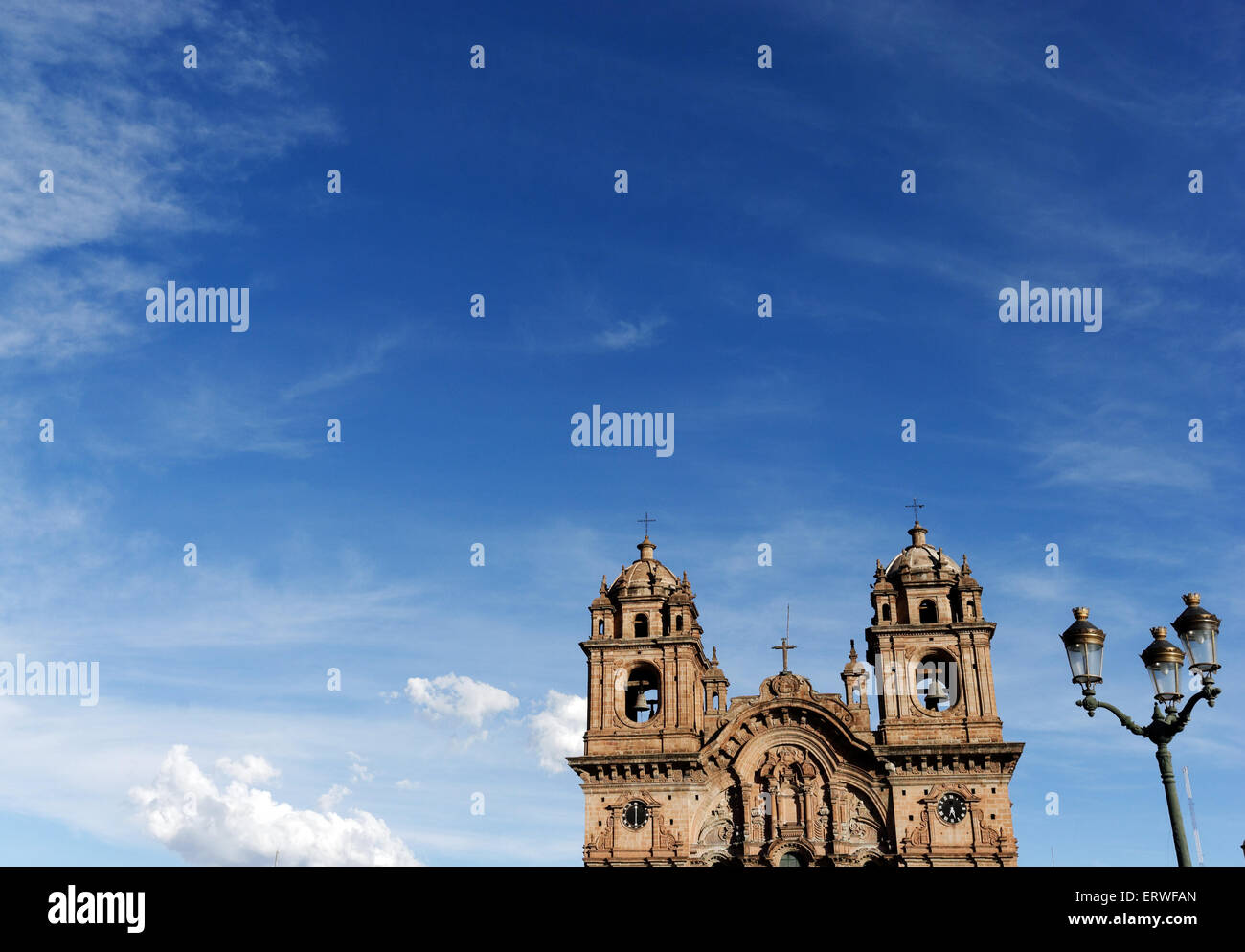 Cusco Cathedral and Plaza de Armas, Cusco, Peru Stock Photo