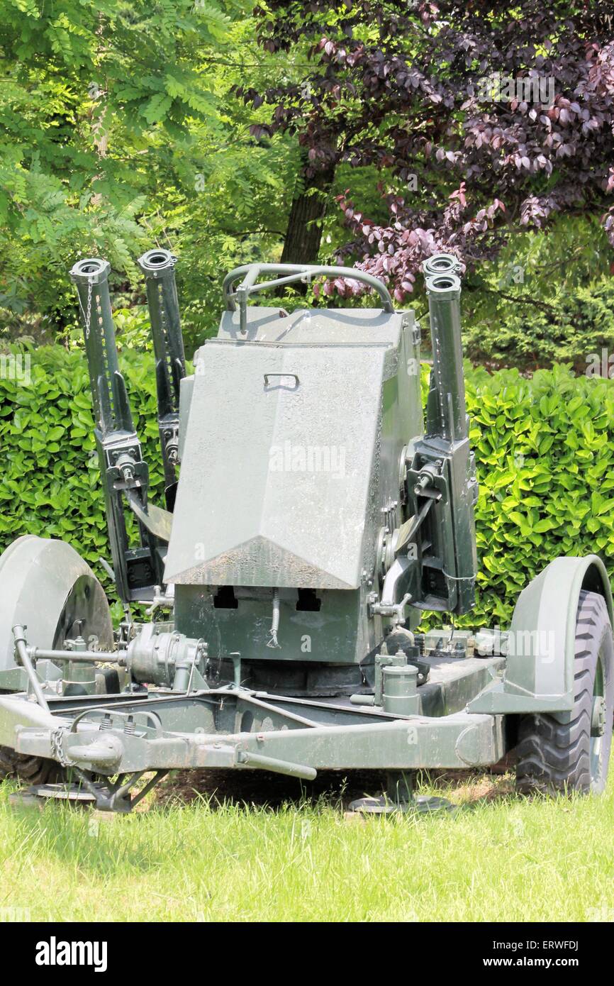 cannons used during the second world war Stock Photo Alamy