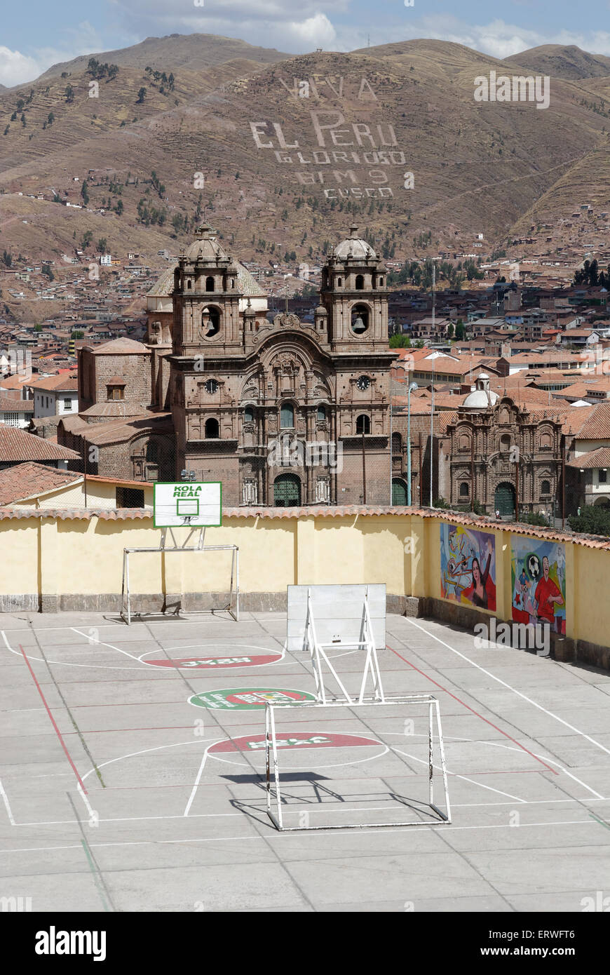 Rooftop football soccer field in hires stock photography and images Alamy