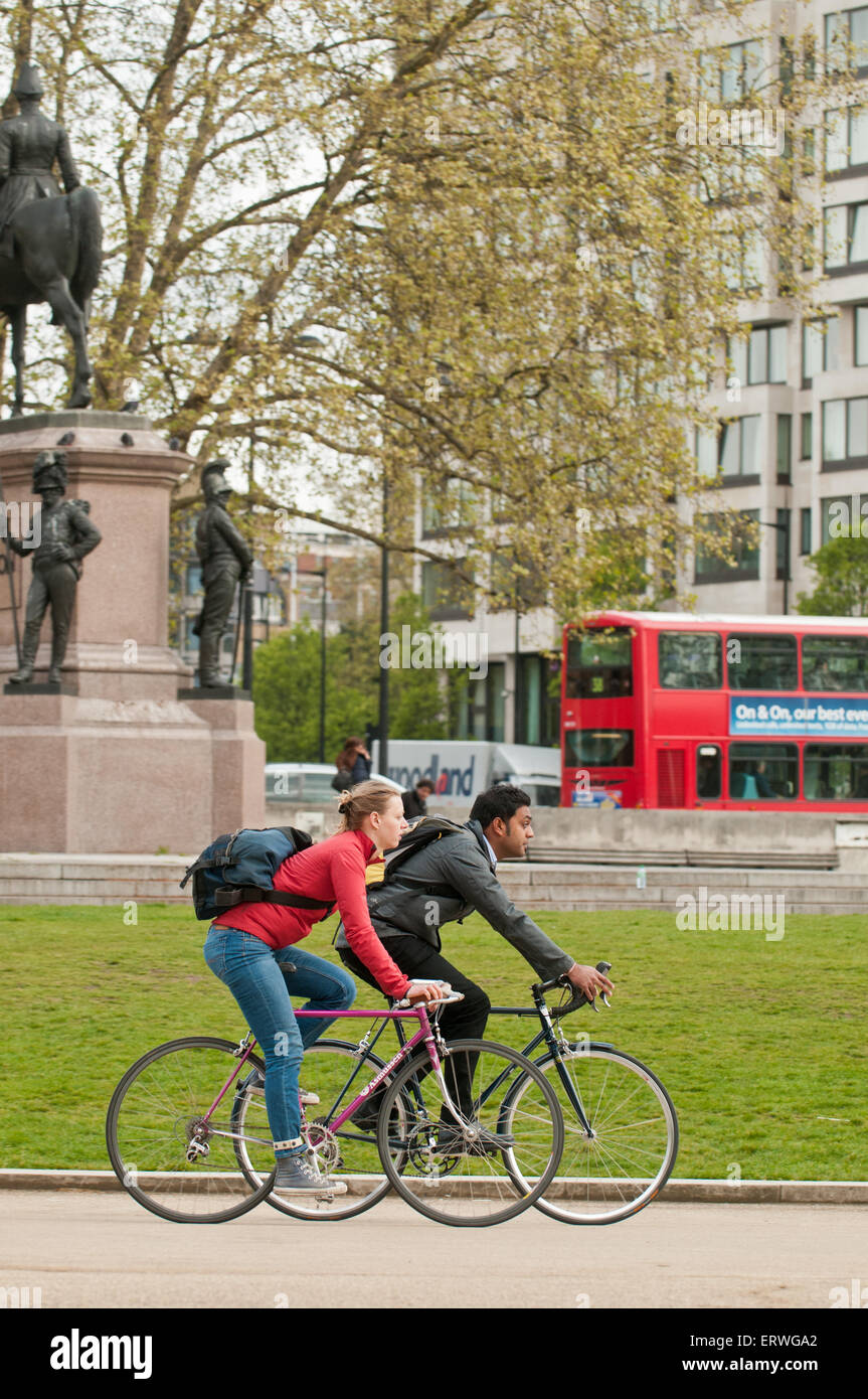 group of bicycle riders