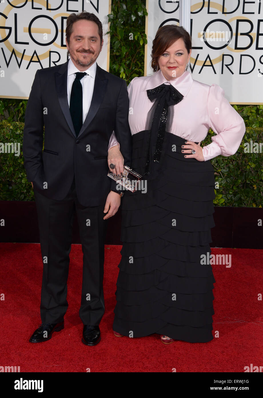 Melissa McCarthy and husband Ben Falcone Stock Photo - Alamy