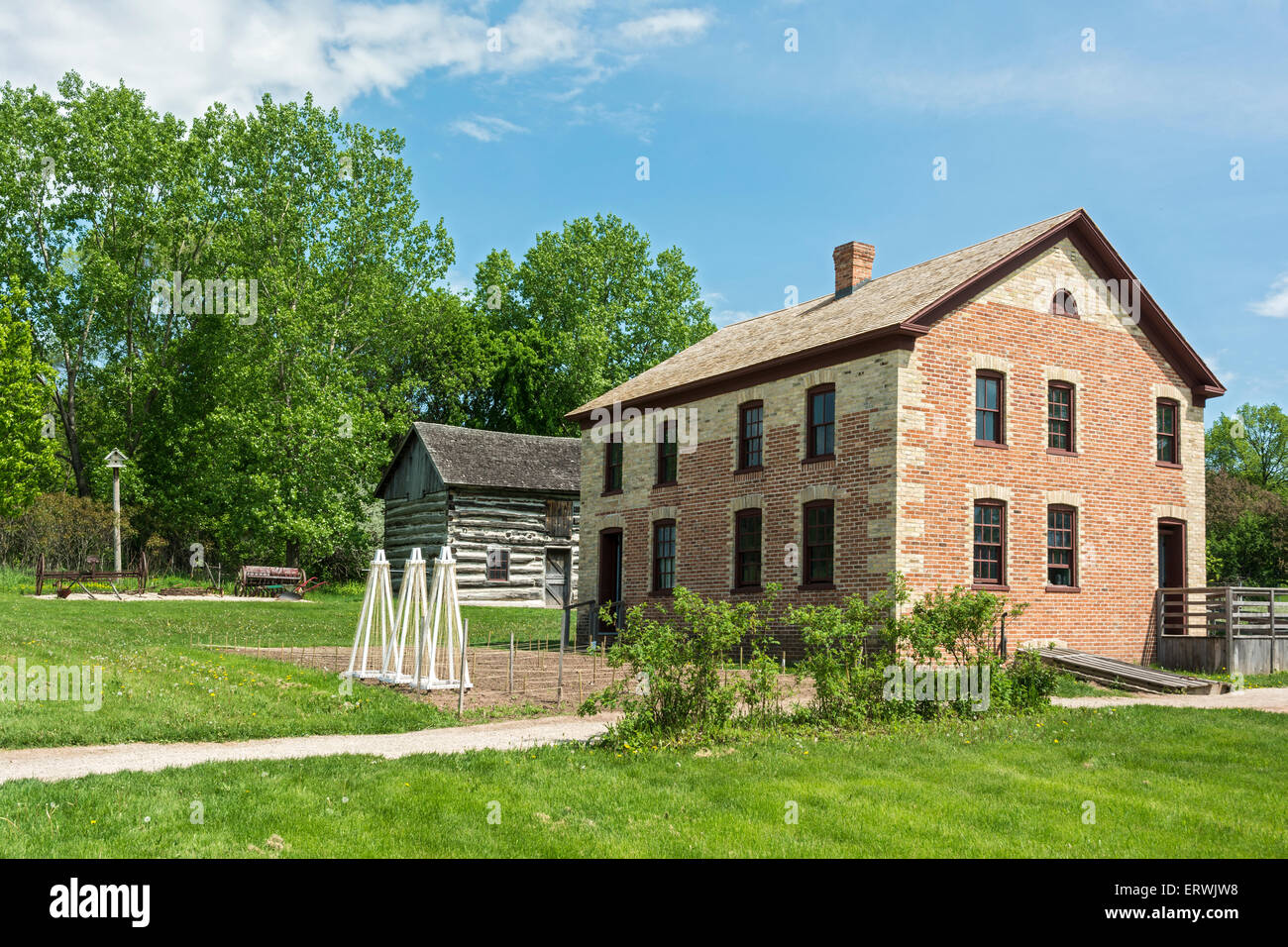 Wisconsin, Green Bay, Heritage Hill State Historical Park, Belgian Farm