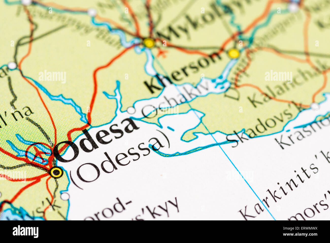 Map Of Odessa Ukraine Map of Odessa, Ukraine Stock Photo   Alamy