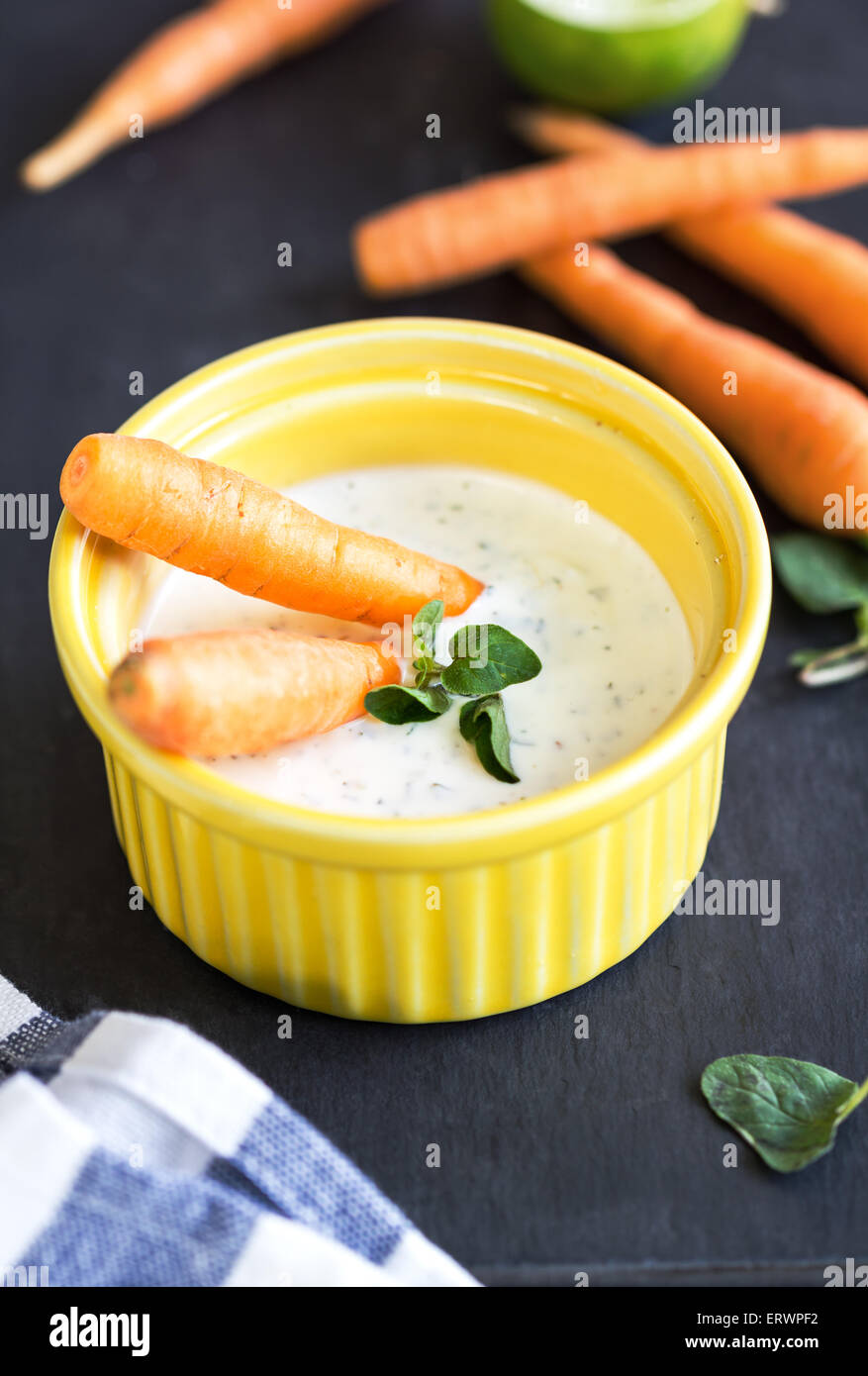 Baby carrot dip hires stock photography and images Alamy