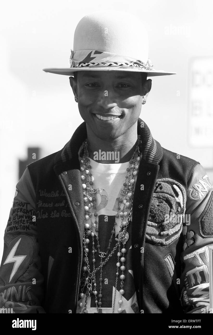 Pharrell Williams honored with a star on the Hollywood Walk of Fame  Featuring: Pharrell Williams,Helen Lasichanh,Rocket Ayer Williams,Family  Where: Hollywood, California, United States When: 04 Dec 2014 Credit:  FayesVision/WENN.com Stock Photo 