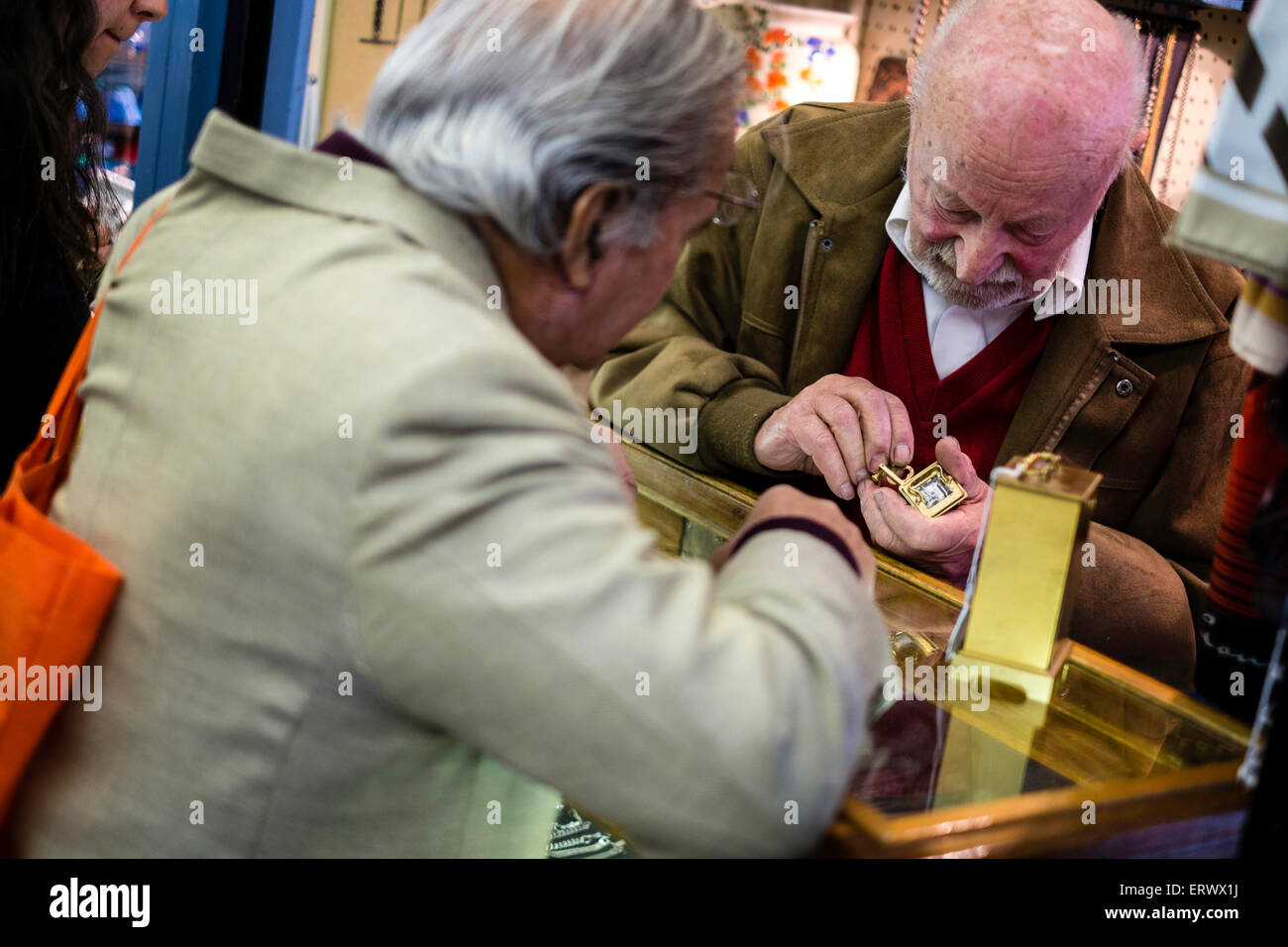 Portobello Road Market, London, United Kingdom Stock Photo