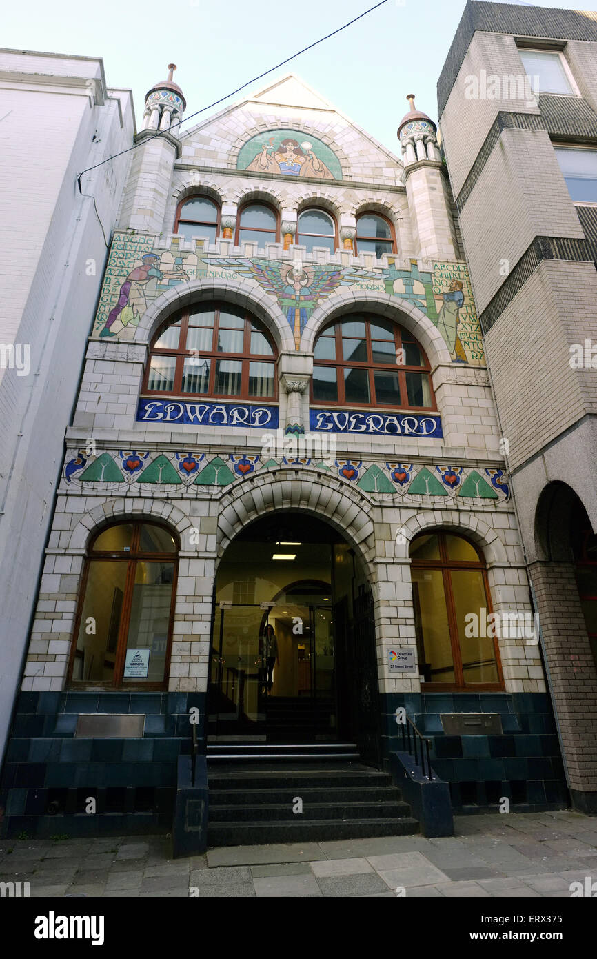 The Former Everard's Printing Works on Broad Street in Bristol Stock