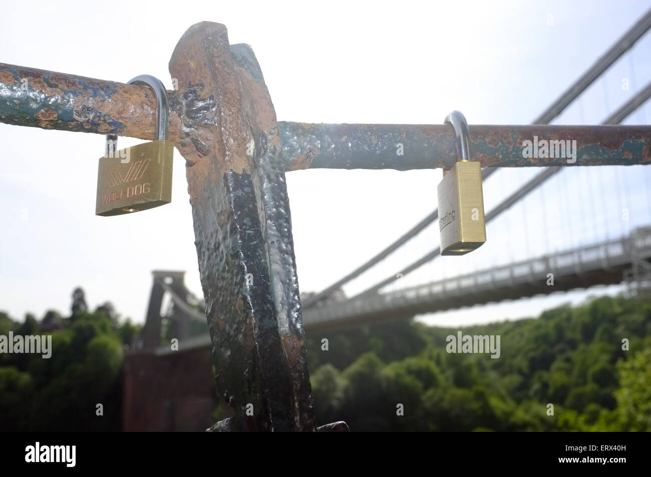 Clifton suspension bridge padlock hires stock photography and images