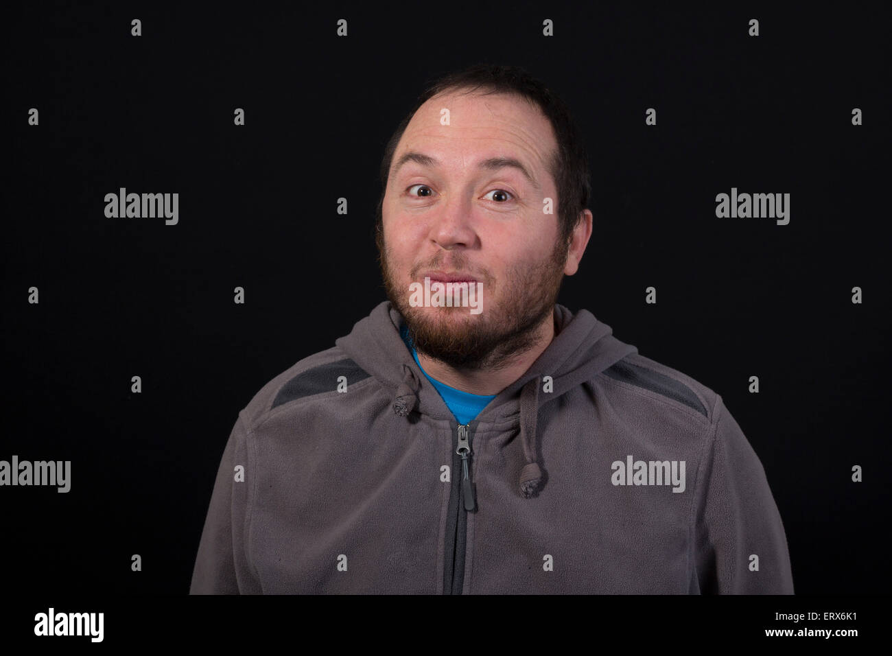 Funny face man hi-res stock photography and images - Alamy