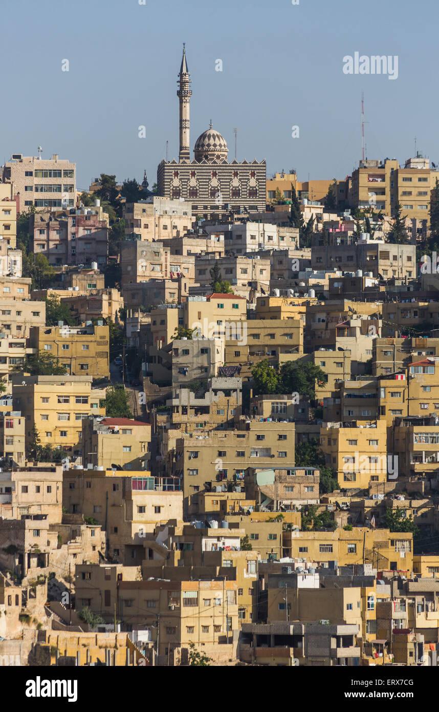 dense urban housing in Amman, Jordan Stock Photo Alamy