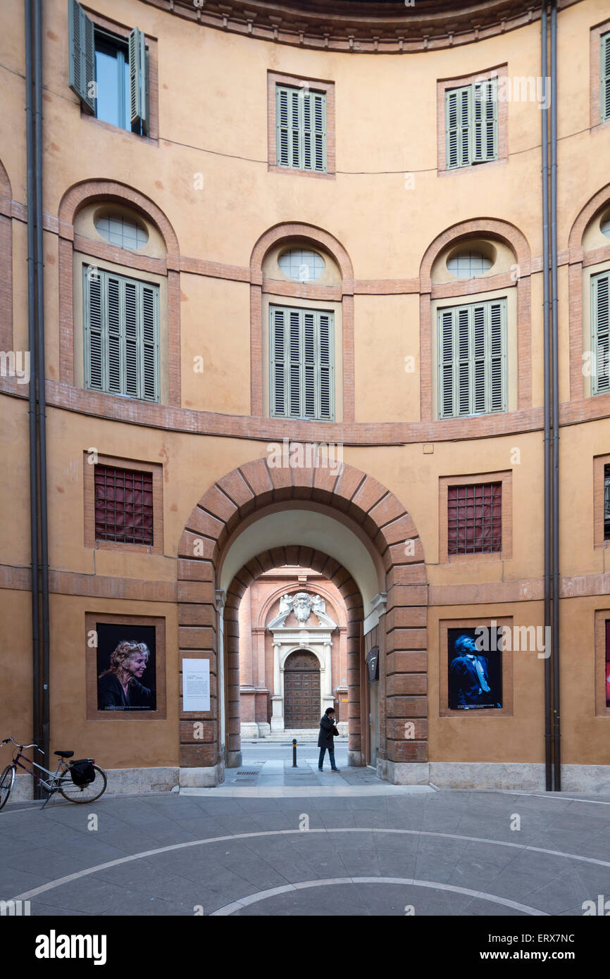 Rotonda Foschini, the internal court of the Teatro Comunale, Ferrara, Italy  Stock Photo - Alamy