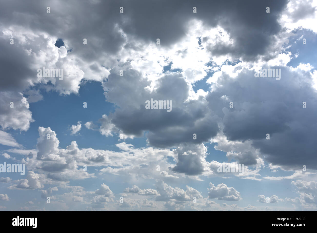 blue sky before raining Stock Photo