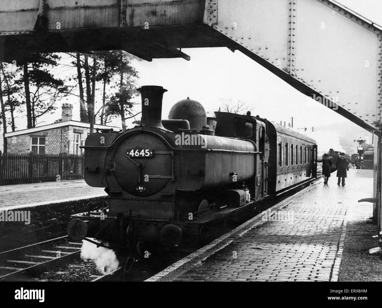 Bala and ffestiniog railway Black and White Stock Photos & Images - Alamy
