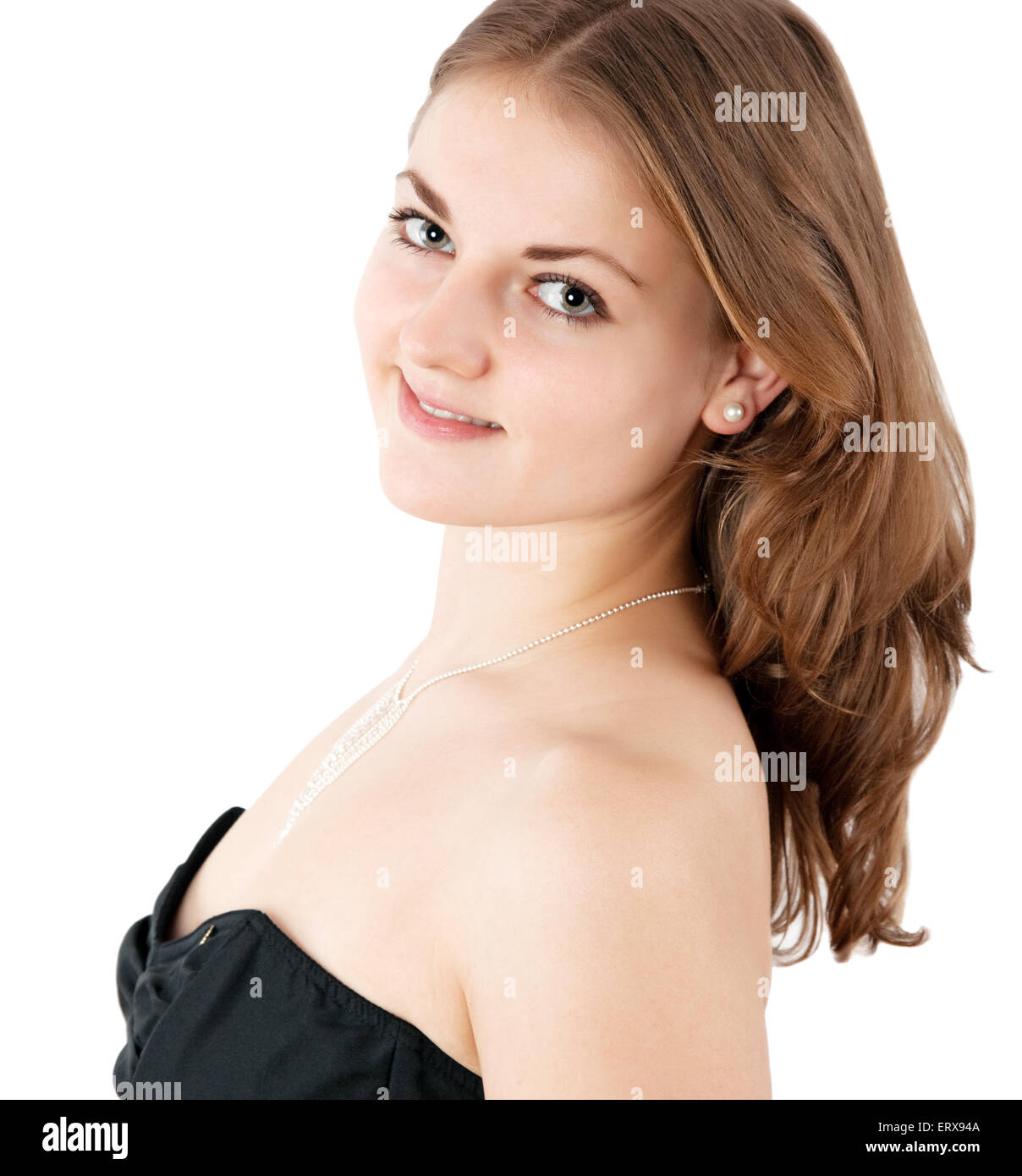 portrait of a beautiful young woman Stock Photo - Alamy