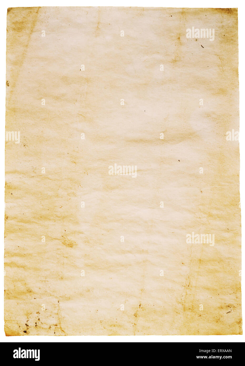 old paper isolated on white background Stock Photo - Alamy