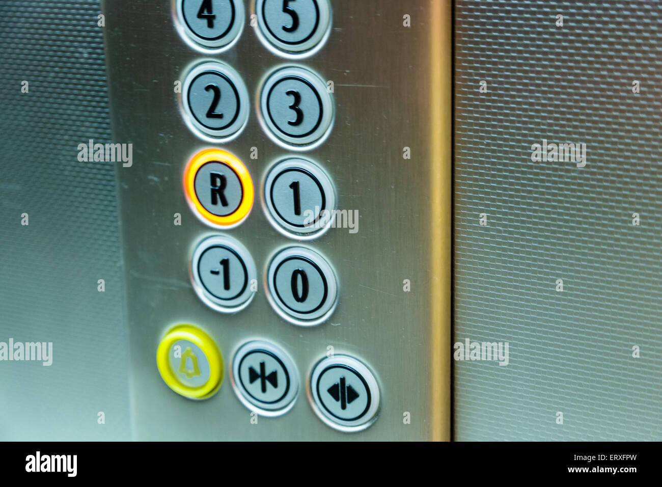 Elevator lift buttons hires stock photography and images Alamy