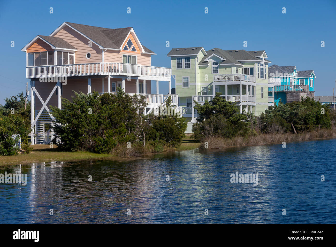 Avon Outer Banks North Carolina Vacation Homes By Waterway