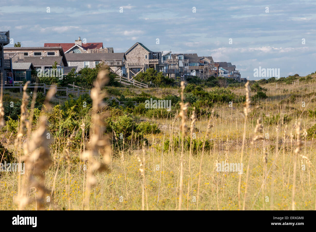 Outer Banks, Avon, North Carolina. Vacation Houses Facing the Beach