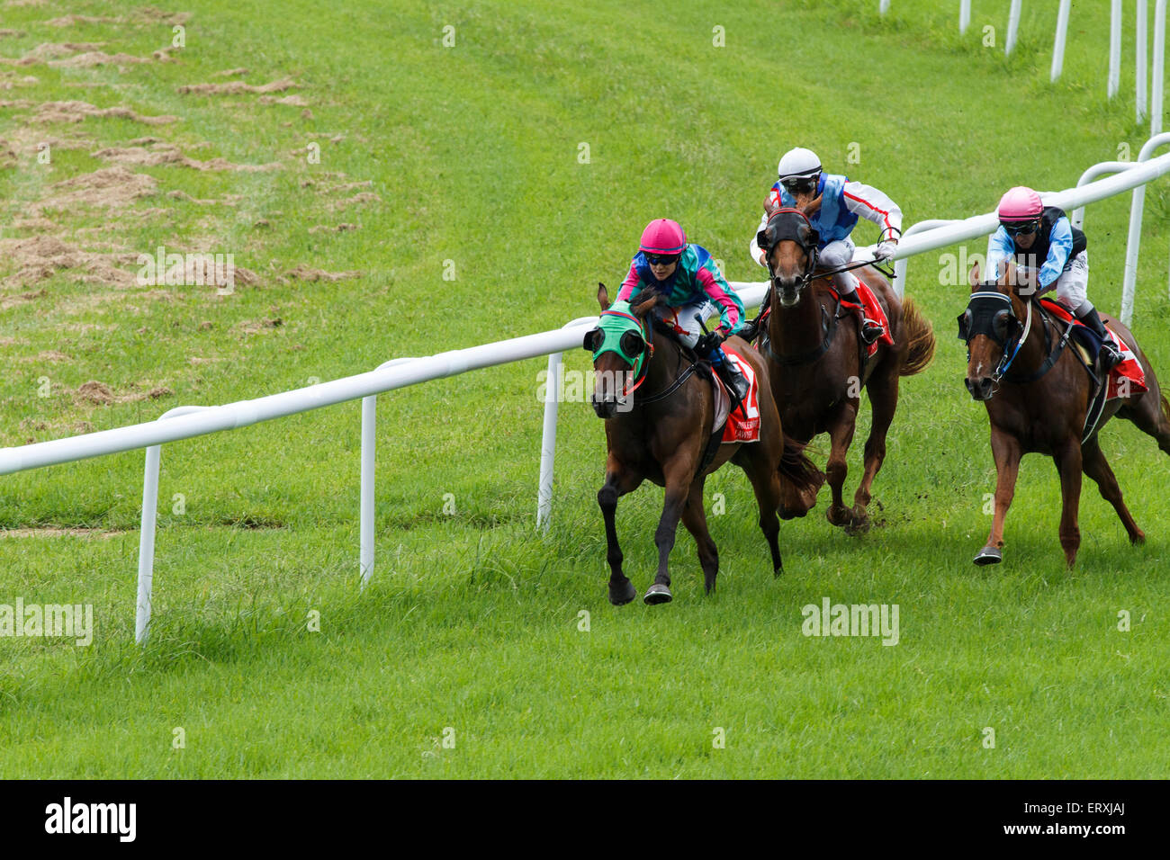 Australia Day races at Kilcoy Stock Photo - Alamy