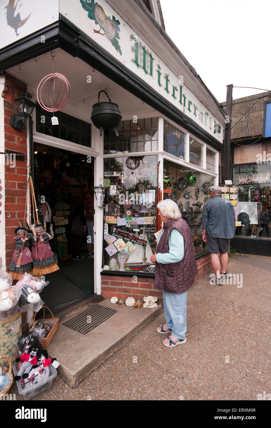 Exterior Of A Witchcraft Shop In Burley The New Forest Hampshire UK Stock Photo