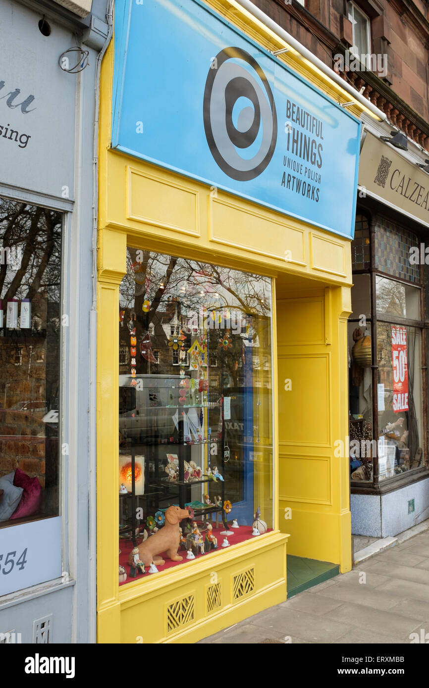 Shops in Morningside Road, Edinburgh Stock Photo Alamy