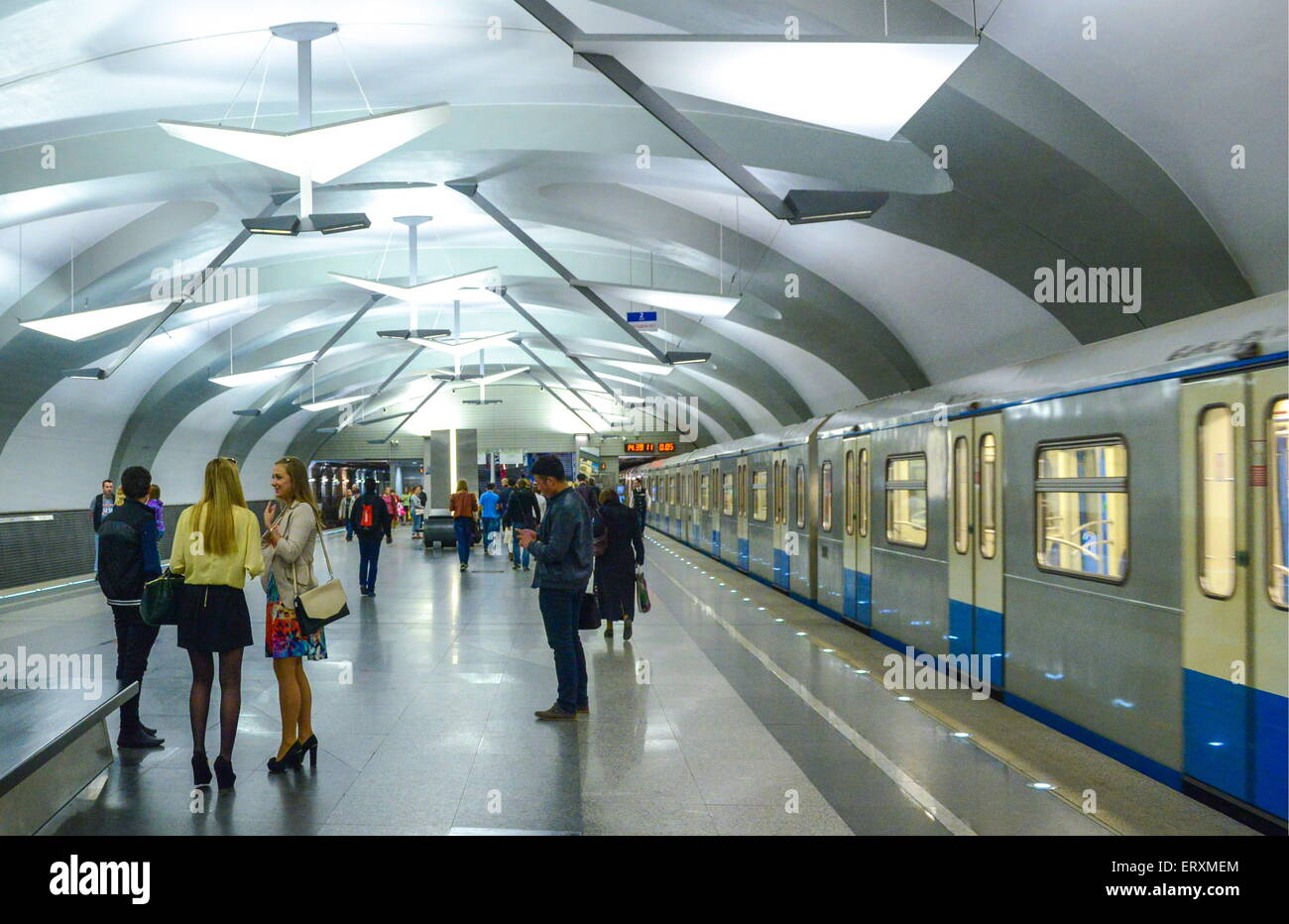 The metro station Novokosino. Metro in the Novokosino district The metro station Novokosino. Metro in the Novokosino district