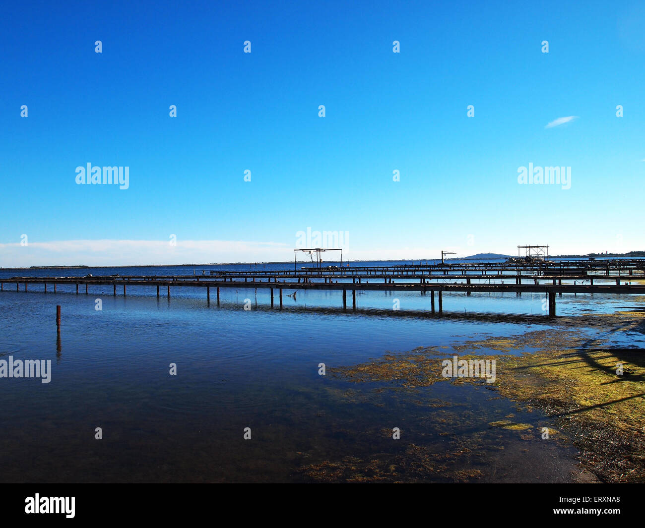 Decks Out To Sea Stock Photo Alamy