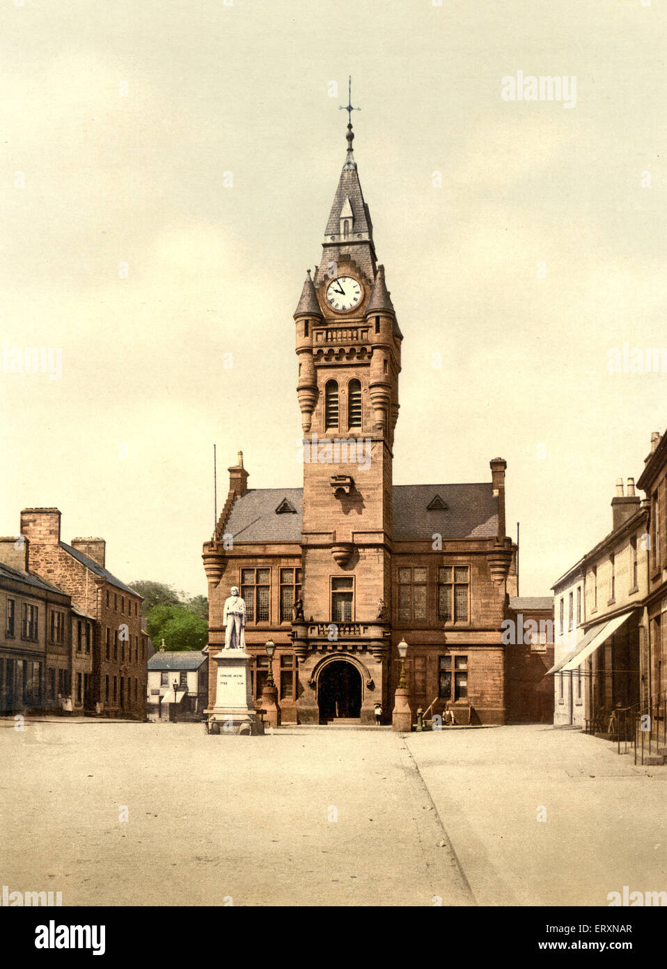 Town Hall, Annan, Scotland Stock Photo