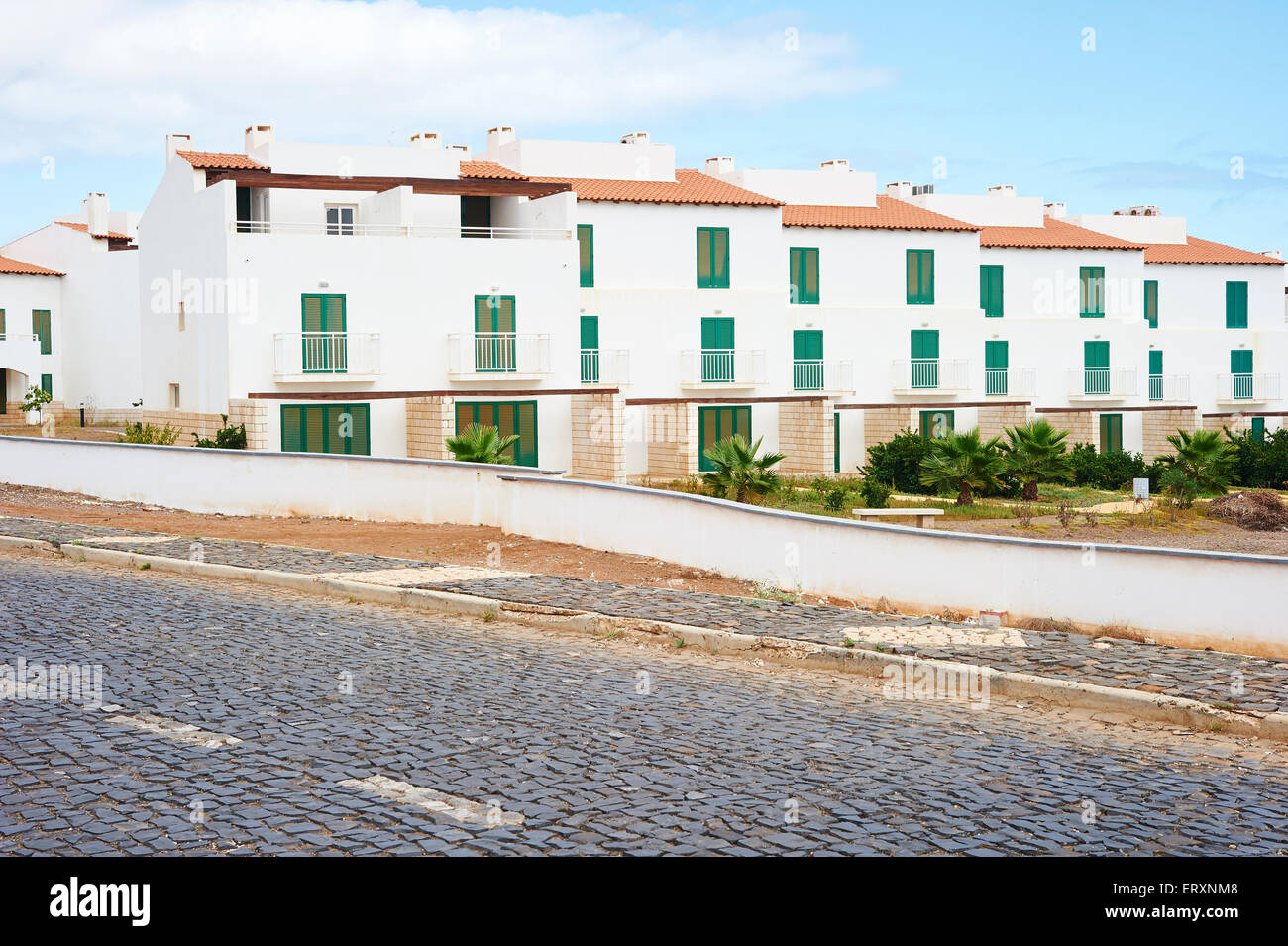 Newly developed apartments on Sal, Cape Verde Stock Photo Alamy