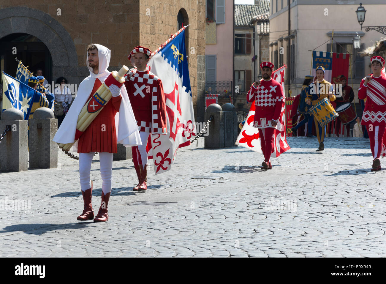 Corpus Domini procession in Orvieto in Umbria, Italy Stock Photo - Alamy